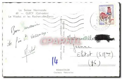 Le Viaduc et les Rochers des Parcs — Gaby — Éditions Gaby, Nantes — Verso