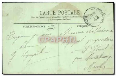 De pittoreske Orne — Clery — Het viaduct van de Lande — LL — Achterkant