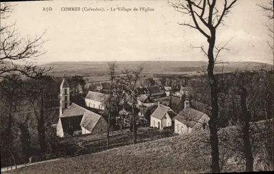 Commes (Calvados) — O Village da Igreja — A.+D.