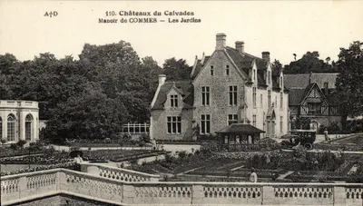Castelos do Calvados — Mansão de Commes — Os Jardins — A. Dubosq, editor (Calvados)