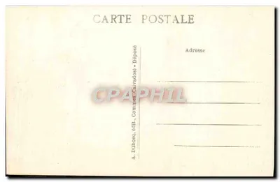 Castelos do Calvados — Mansão de Commes — Os Jardins — A. Dubosq, editor (Calvados) — Verso