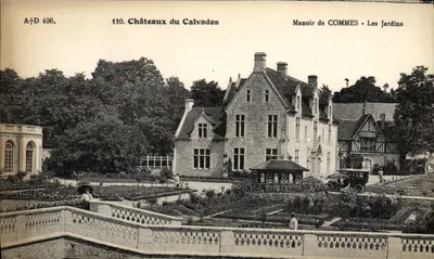 Manor de COMMES - Os Jardins — Castelos do Calvados — A+D 496