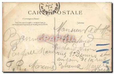 Condé-sur-Noireau — Rue de la Poissonnerie — Riproduzione di una Incisione dell'Epoca — Editore (E.L.) — Verso