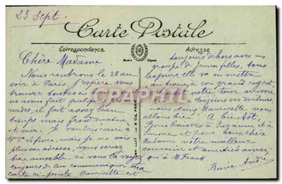 Courseulles — Los Grandes Parcs de las Ostras — LL. — Reverso