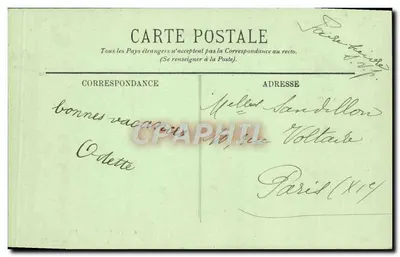 La Seuilles sobre el puente de Graye — COURSEULLES — LL — Reverso