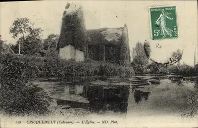 Cricquebœuf (Calvados) — A Igreja — ND. Fot.