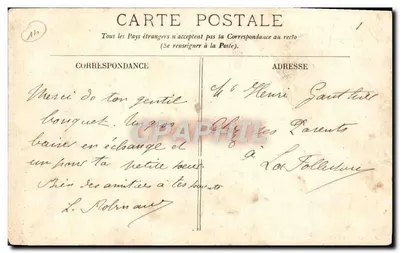 Environs de Crocy — Le Château de Blocqueville — Victor Robinault, Minoterie à Cylindres, Crocy (Calvados) — Reverso