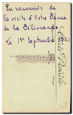 Douvrès-la-Délivrande — Nossa Senhora da Délivrande — Lado da Abside — LL. — Verso