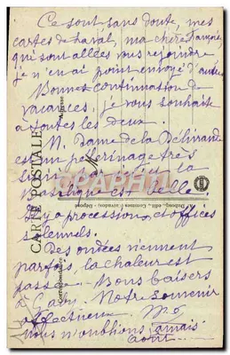 Basílica de N.-D. de La Délivrande - Le Chocur — AFD 569 - 16 — Verso