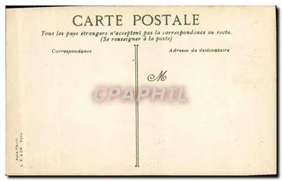 Lise-sur-Mer. A Praia & o Cassino — AUDA PHOTO, L. V. & Cie, Paris — Verso