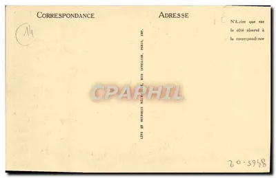 Lisieux — Viejas Casas, Rue de la Paix — LL n°39 — Reverso