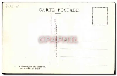 La Basilica di Lisieux — Vista Generale del Progetto — Drage-Paris — Verso