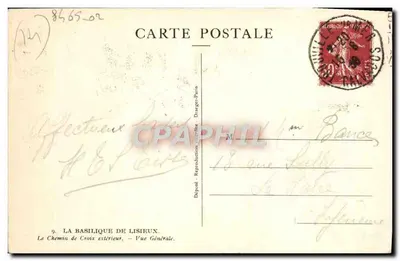 Bazylika w Lisieux — Ogólny widok — Drager-Paris — Rewers