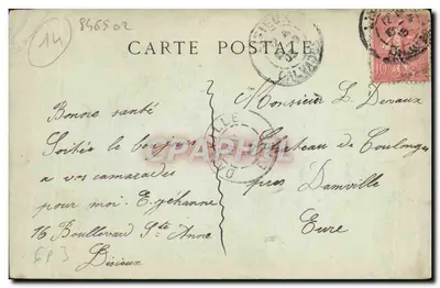 LISIEUX — A Caserna Delaunay — Coleções ND Phot — Verso