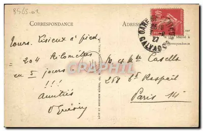 Lisieux - La Cattedrale e la Piazza Thiers - LL. - 12. — Verso