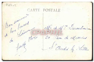 Lisieux — Katedra Świętego Désira, widok z Touques — Rewers