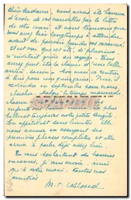 Lirieux — Kościół Świętego Désira — Stara pocztówka n°56 — Rewers