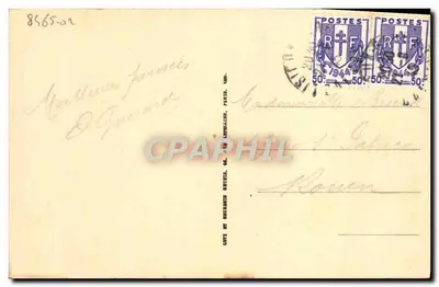 A Igreja de São Jacinto — Lisieux — editor desconhecido, número de série 53 — Verso