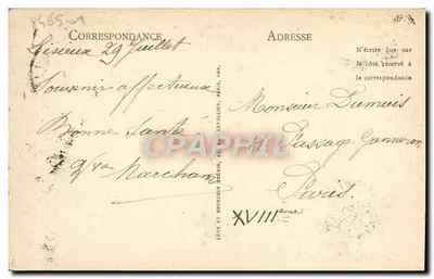 Lisieux - O Jardim Público e o Museu - ND. — Verso