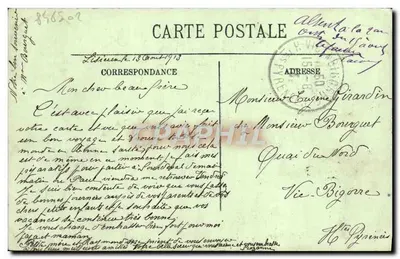 Lisieux — Publiczny ogród — LL. — Rewers