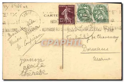 Lisieux — Rue aux Fèvres — Lith. T. Giordans — Rewers