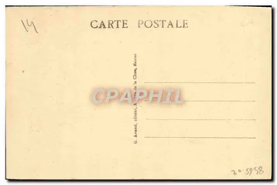 Lisieux - Plac Victor-Hugo - Stare domy — G. Arrand, wydawca, Nantes — Rewers