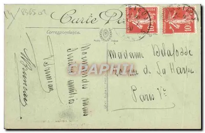 Lisieux — Ogólny widok — Wydawnictwo Artystyczne, Albert Orante, Lisieux — Rewers