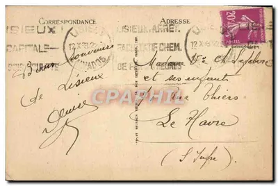 Lisieux — Katedra św. Piotra — Wewnętrzna — LL — Rewers