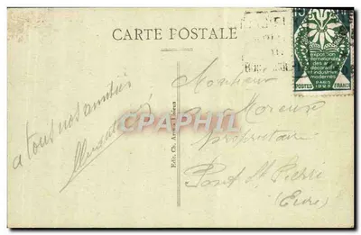 Lisleux — Velhas casas em St Jacques — Editor Ch. Auteu, n°16 — Verso