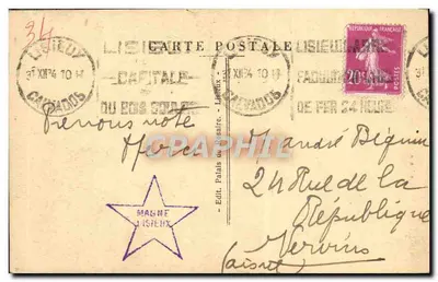 Lisieux — Stare domy — Pałac Juvenshaire — Rewers