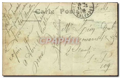 LISIEUX — Stare domy, Plac Marché-au-Beurre — ND. Fot. — Rewers