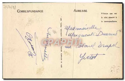 Lisieux — Stare domy, rue au Char — wydawnictwo Maurice Duvey, Lisieux — Rewers