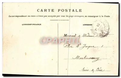 Lisieux — Rue aux Févres, stare domy z XIV i XV wieku — Wydawca Frédéricard, n° 11 — Rewers