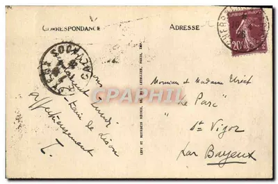 Lisieux — Ulica Fèvres. Stare Domy. — L.L. — Rewers