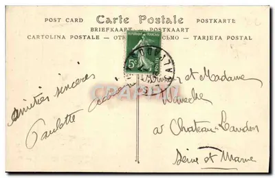 Vecchie Case della Rue aux Fèves (Seicento) — Lisieux — ND Fot. 15 — Verso