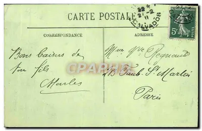 Lisieux — Viejas Casas, Rue au Char — LL — Reverso