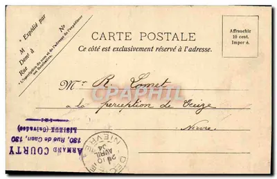 Lisieux — Oude Huizen van de Grande Rue — V.P. Paris I — Achterkant