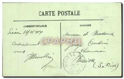 Lisieux — Velhas Casas, Grande Rue — LL. — Verso