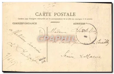 Lisieux — Velhas Casas da Grande Rue — Editor não visível, número de série ilegível — Verso