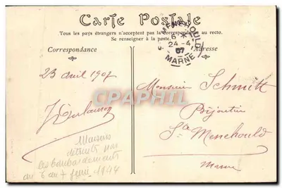 Lisieux — Casas da Grande-Rua — A.G. ND fot — Verso