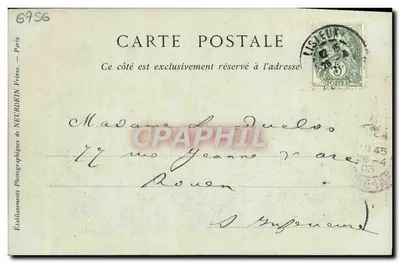 Lisieux — Widok ogólny — Albert GRENTE, 19 Rue Pour-Merlin — Kolekcje ND Fot — Rewers