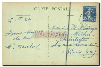 IUC-sur-MER (Calvados) - La Cale e la Digue sotto la luna — Verso