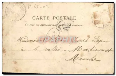 Luc-sur-Mer — The Bridge — J. Hocquet, publisher, no. 103 — Back