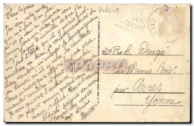 Luc-sur-Mer — La Rue de la Mer — LL 85, éditeur LL — Verso