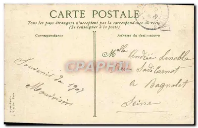 Luc-sur-Mer — Godzina Kąpieli — wydawca L. V. & Cie, Paryż — Rewers