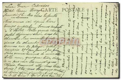 LUC-sur-MER (Calvados) — La Plage — Vue générale — éditeur : LUC-sur-MER (Calvados) — Verso