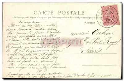 Luc-sur-Mer — Les Falaises — B.F., PARIS — Verso