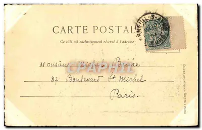 Castelo de Lasson (Calvados) — Renascimento — Edição artística Supma, Paris — Verso