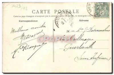 Lion-sur-Mer — Grupa Chaletów, strona zachodnia — B.F. PARIS — Rewers