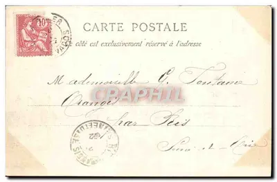 LION-SUR-MER — Vista Geral — J. Bréchot, editor Caen, Disposée 44 — Verso